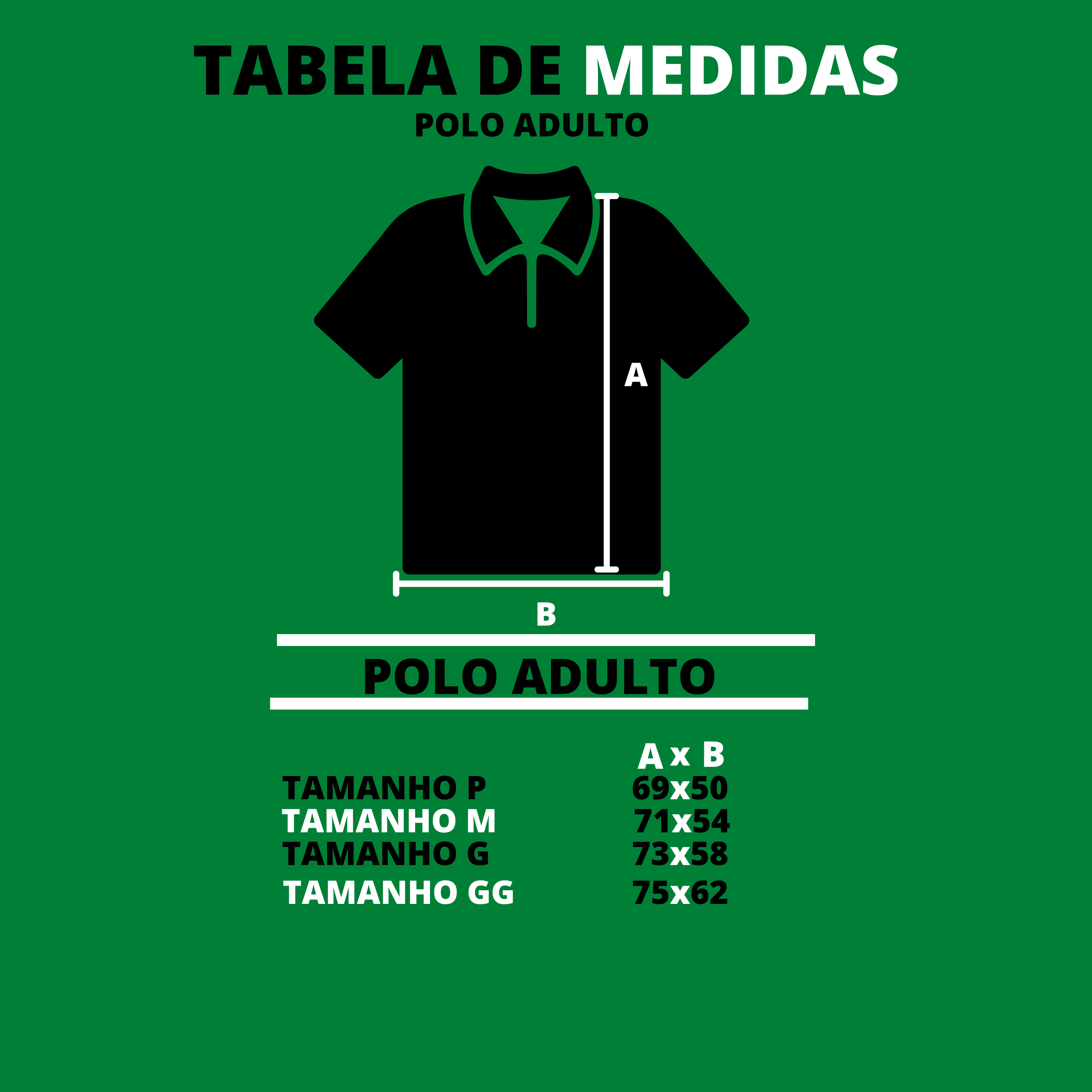 Tabela de Medidas