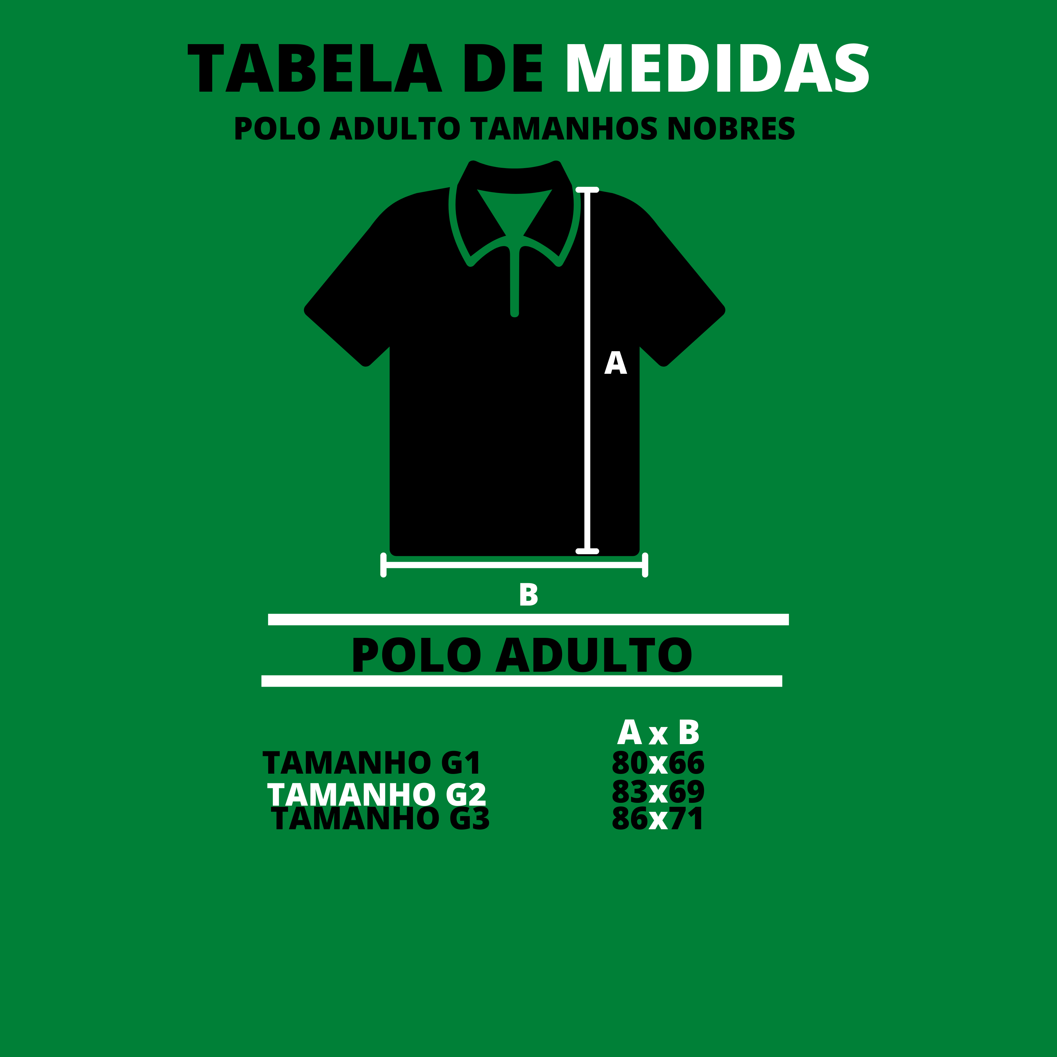 Tabela de Medidas