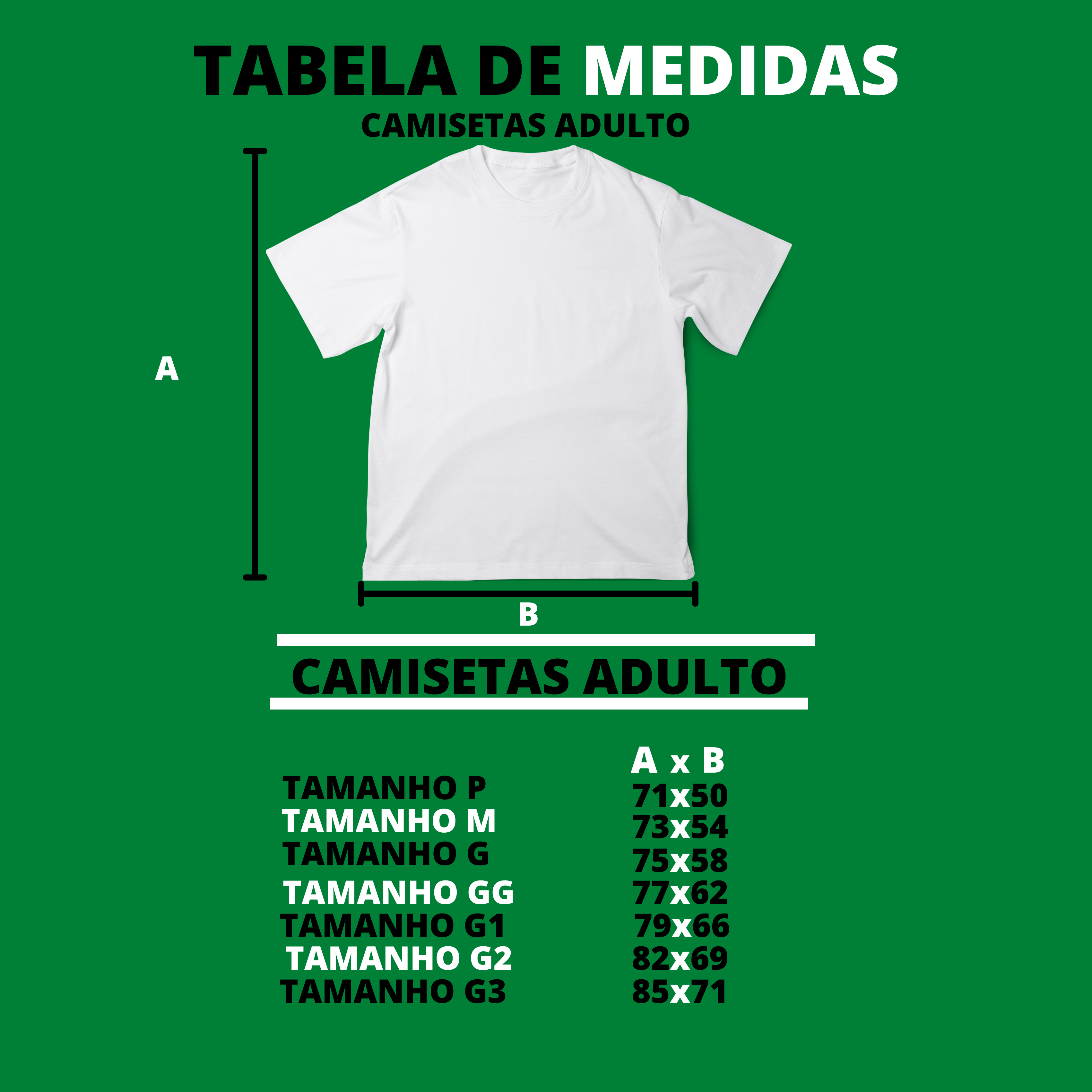 Tabela de Medidas